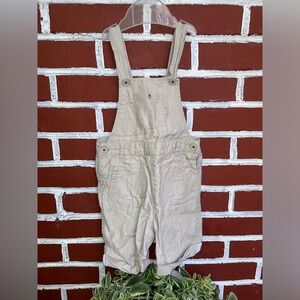 Kiabi | Linen and cotton overhalls shorts | size 24m